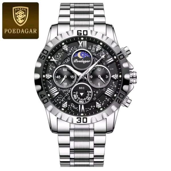 POEDAGAR 973 Luxury Watch for Man Quartz Sports Men Watch