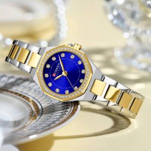CURREN 9100 Watches Waterproof Luminous Hands Lady New Arrival Luxury Classic Quartz Watch Women T.Blou