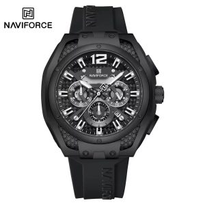 NAVIFORCE NF8063 Men’s Quartz Chronograph Watch Color: B/B/B
