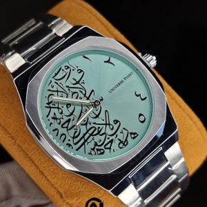 Universe Point Arabic calligraphy Watch Available At the top of everyone’s favorites Color : Silver/ Tiffain