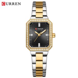 CURREN 9102 Stainless Steel Women's Watches for - Silver Gold & Black