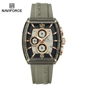 Naviforce 6101 NF6101 Branded Watches Mens Style – Rose Gray
