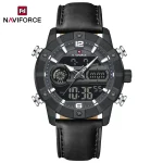 Naviforce 9263 - Bllack gray Watch Price in Bangladesh