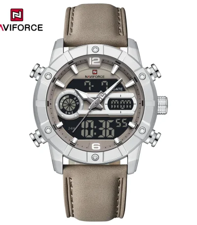 Naviforce 9263 - Silver gray Watch Price in Bangladesh