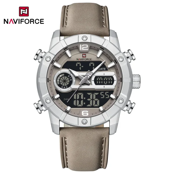 Naviforce 9263 - Silver gray Watch Price in Bangladesh