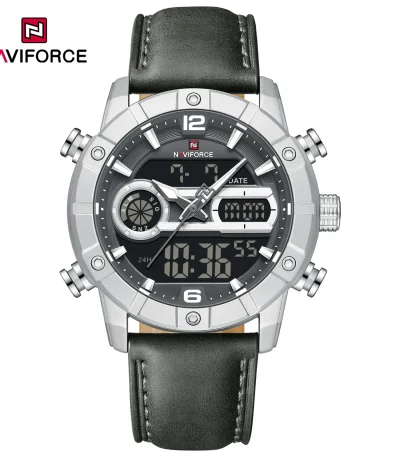 Naviforce 9263 - gray Watch Price in Bangladesh