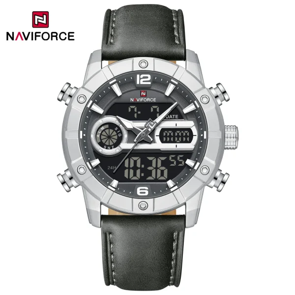 Naviforce 9263 - gray Watch Price in Bangladesh