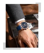 CURREN 8445 Luxury Brand Watch for Men-Blue - Image 2