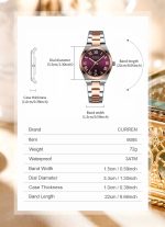 Curren 9095 Original Quartz Watch For Women