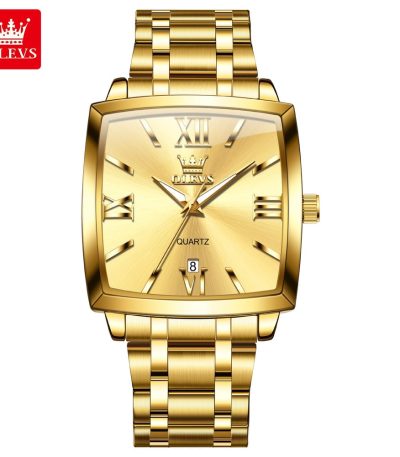 OLEVS-2969-Mens-Retro-Square-Quartz-gold