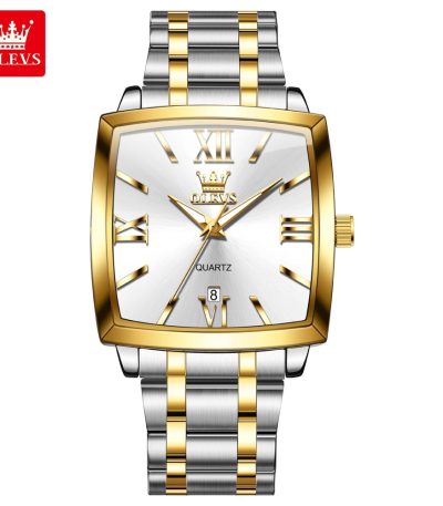 OLEVS-2969-Mens-Retro-Square-Quartz-gold
