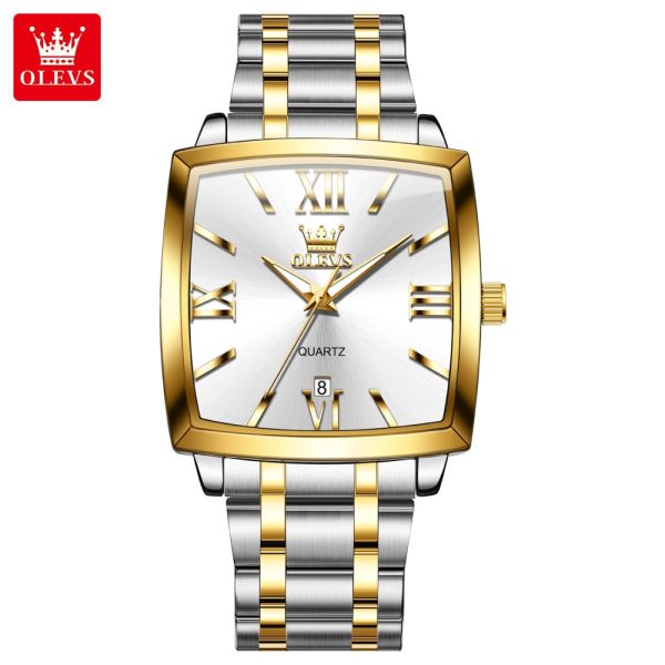 OLEVS-2969-Mens-Retro-Square-Quartz-gold